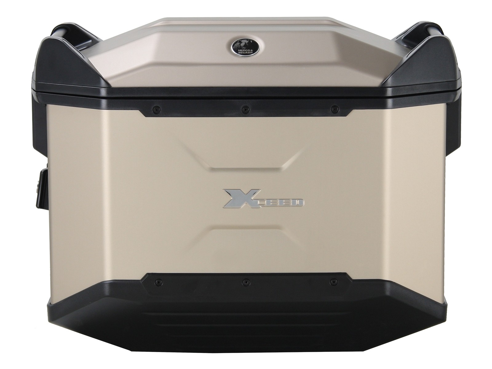 Maleta lateral Xceed 38 litros titanio Hepco & Becker