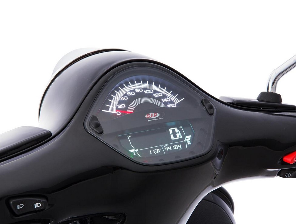 Cuentavueltas/cuentavueltas para Vespa GT/GT L 125/200cc/ GTS 125cc, negro