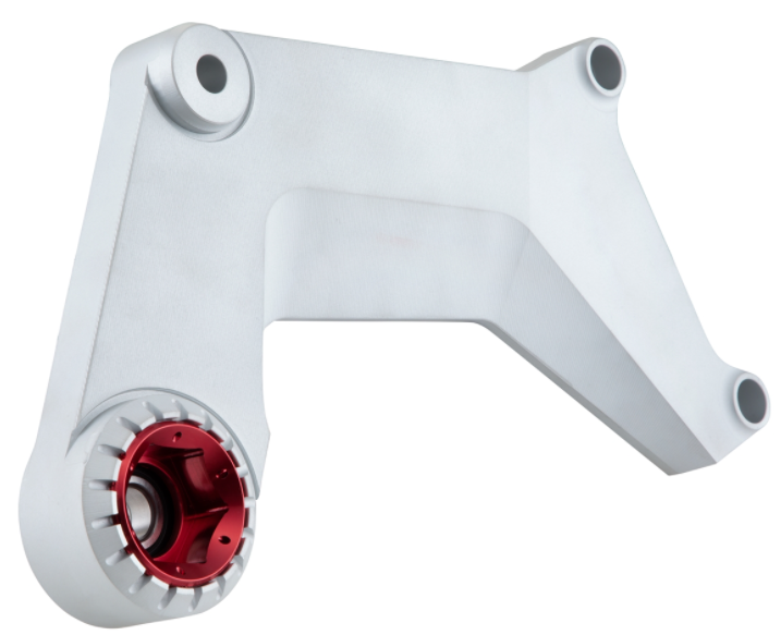 Brazo oscilante para escape de competición, trasero para Vespa GTS/GTS Super/GTV/GT 60/GT/GT L sin ABS, plata