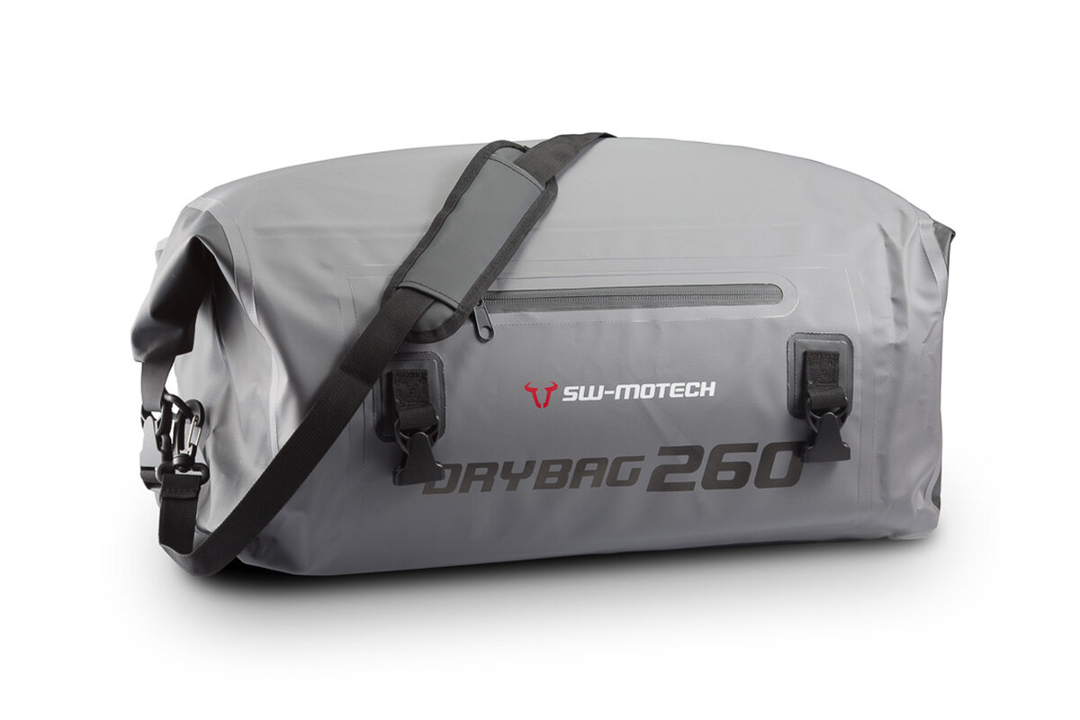 SW-Motech Drybag 260 bolsa trasera para Ducati Multistrada 1200 /S /Enduro, gris / negro - SW Motech