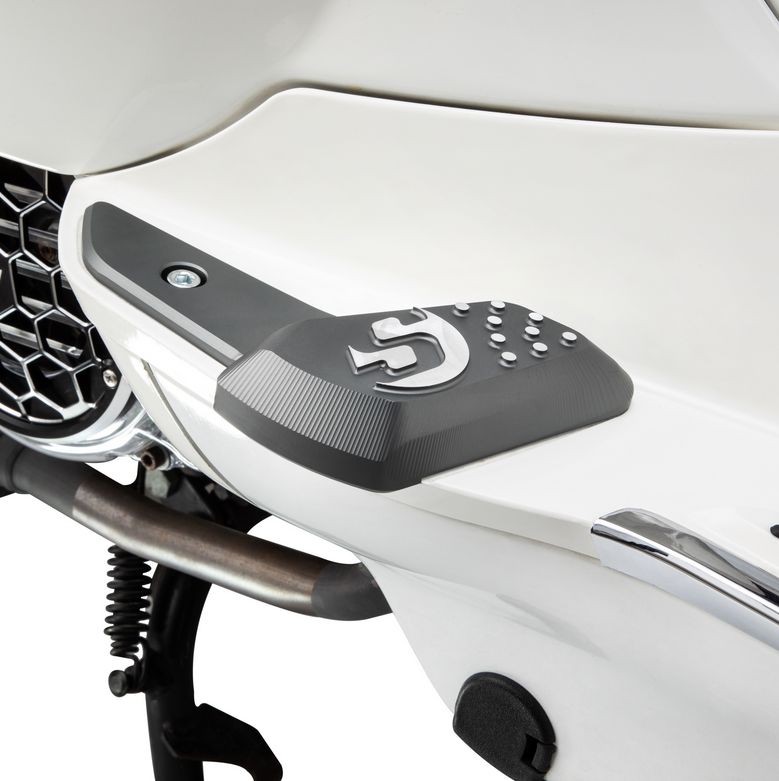 Estriberas derecha e izquierda para Vespa Primavera /Sprint 50-150ccm 2T/4T AC, gris mate