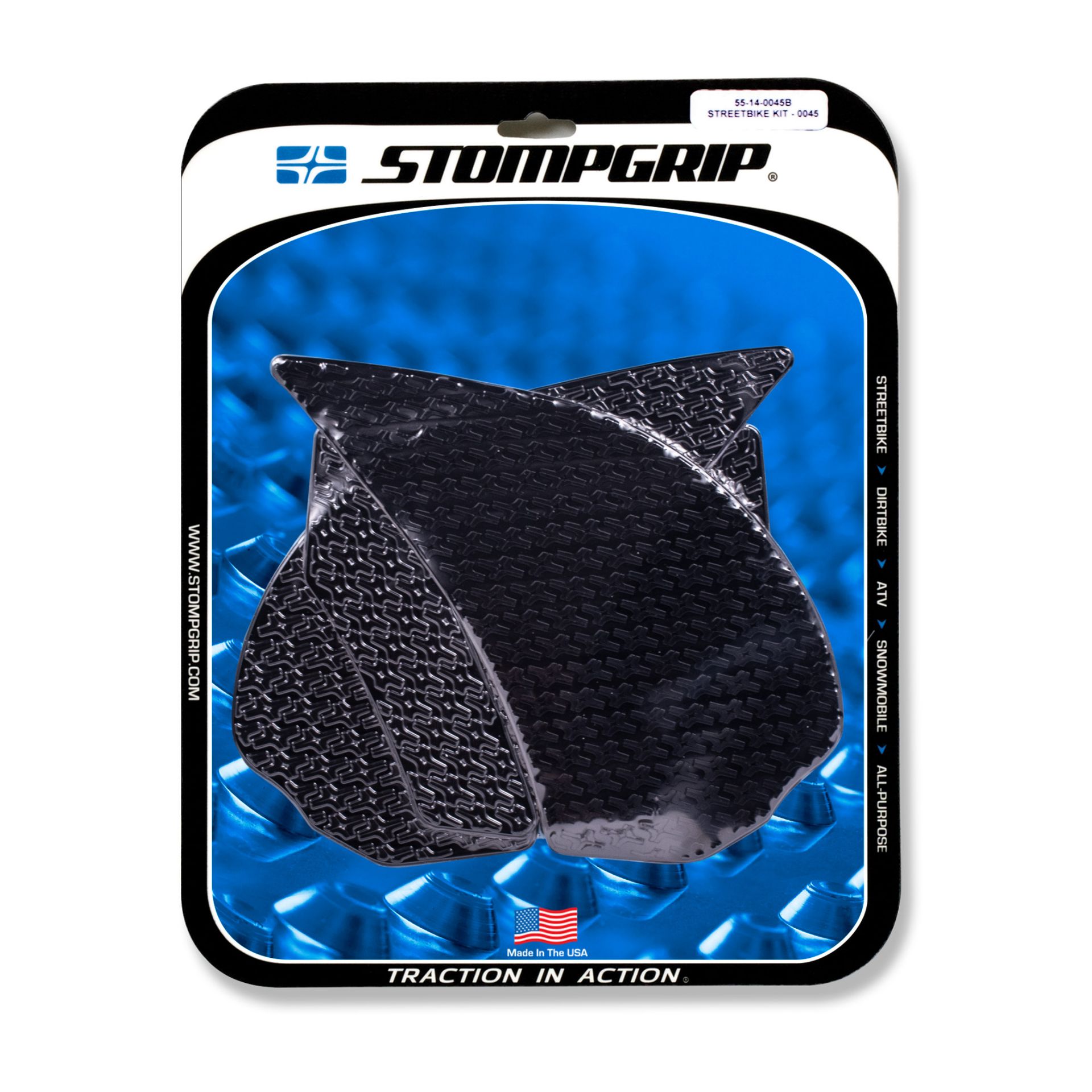 Stompgrip negro Volcano para Kawasaki Z 1000 SX (2011-2017)
