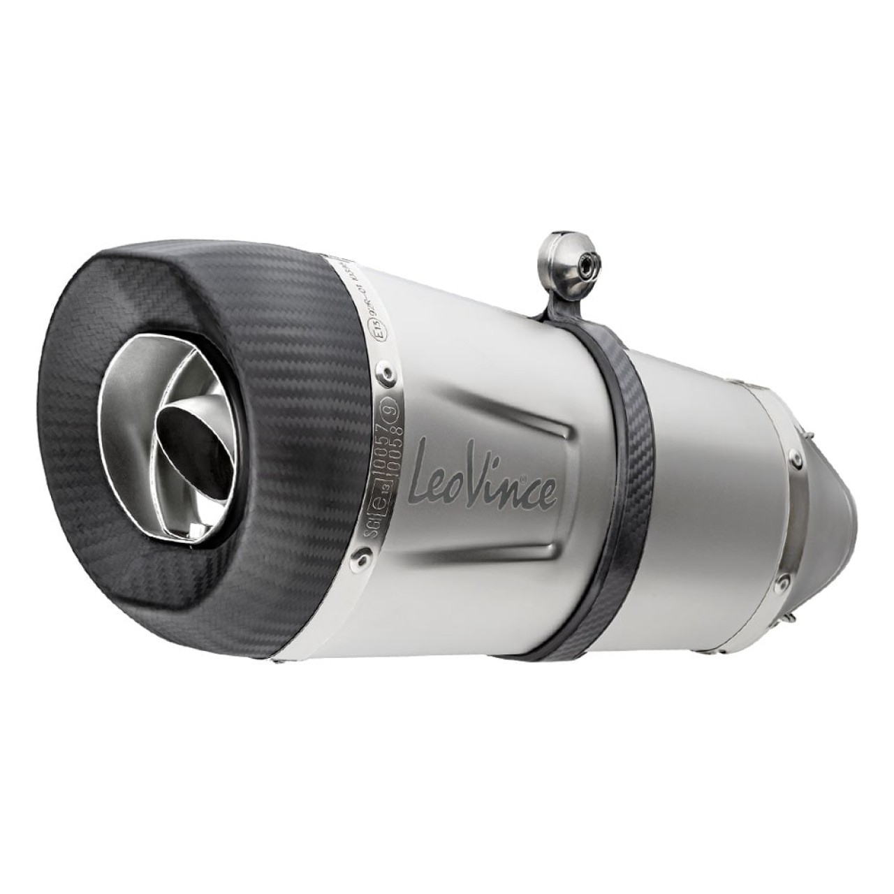 Escape LeoVince Factory S para BMW R 1200 R /RS, acero inoxidable plata, slip on, Euro4, E-certificate