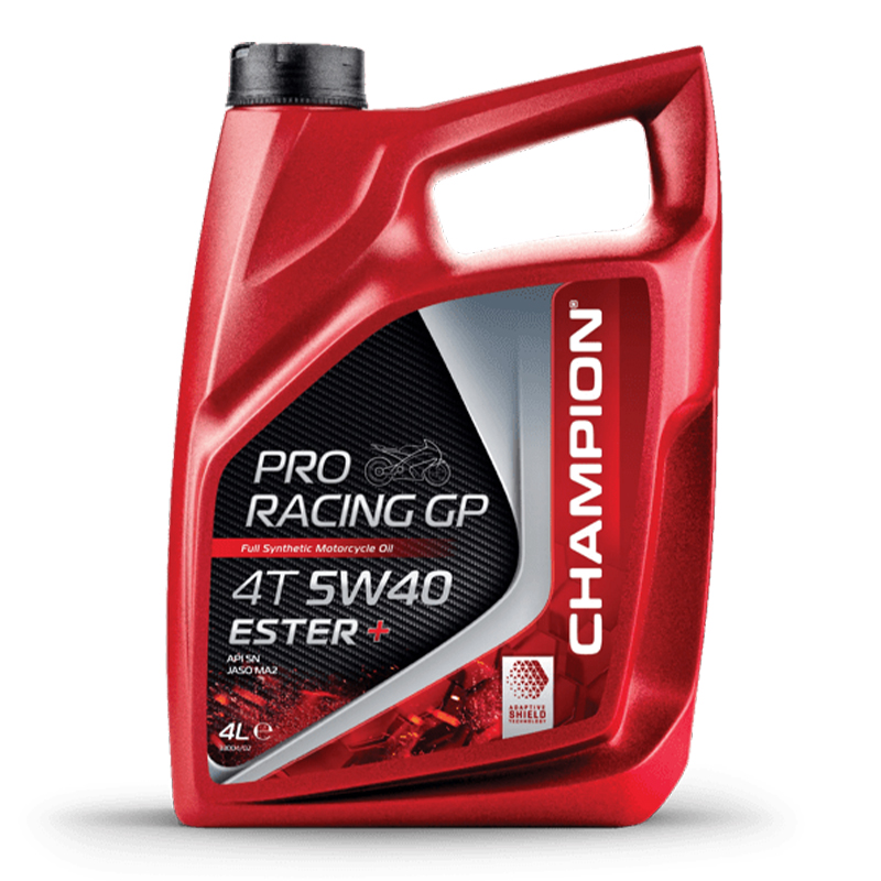 CAMPEÓN® Proracing GP 4T 5W-40 ESTER + Aceite de motor totalmente sintético - 4 litros
