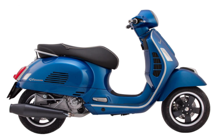 Escape Racing para Vespa GTS/GTS Super/GTV/GT 60 125-300cc es decir, 4T, LC, acero inoxidable negro