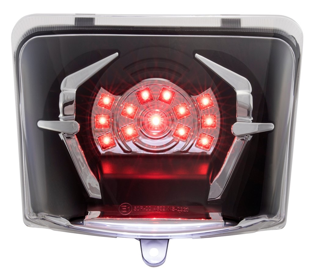 Piloto trasero MK II LED para Vespa GTS/GTS Super/GTV/GT 60 125-300cc (-'13), transparente