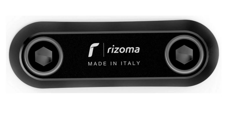 Tapa rosca RIZOMA asidero pasajero pasajero para Vespa GTS/GTS Super/GTV/Primavera, negro