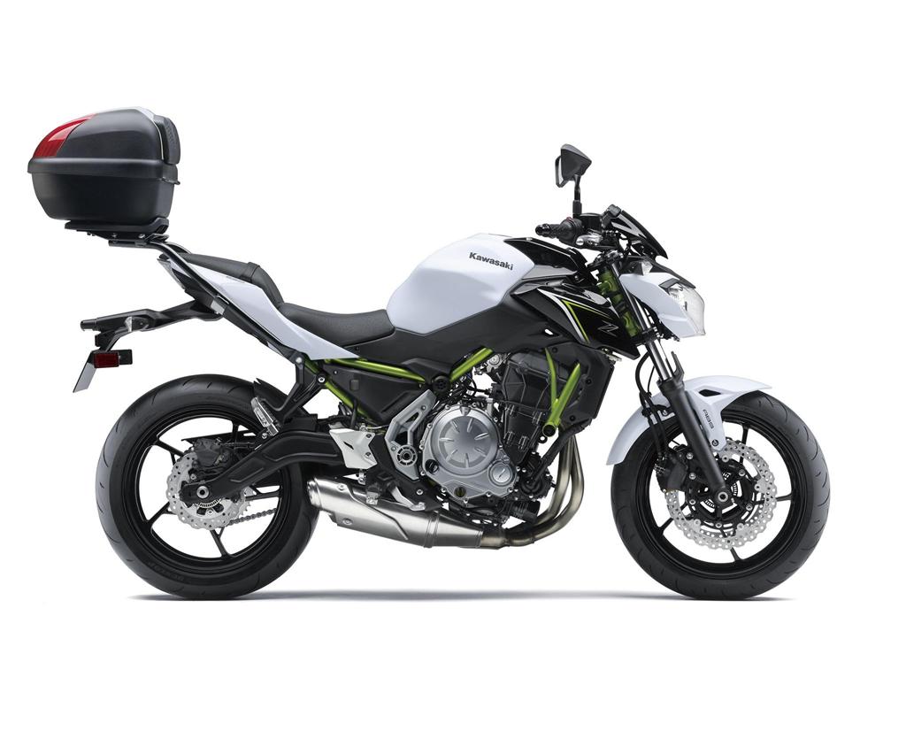 Topcase (30L) Incl. placa de soporte para Kawasaki Ninja 650 / Z 650/S / Versys-X 300 Original