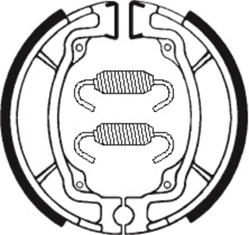 Zapatas de freno Tecnium Scooter/Street/Off-Road/ATV Organic - BA015