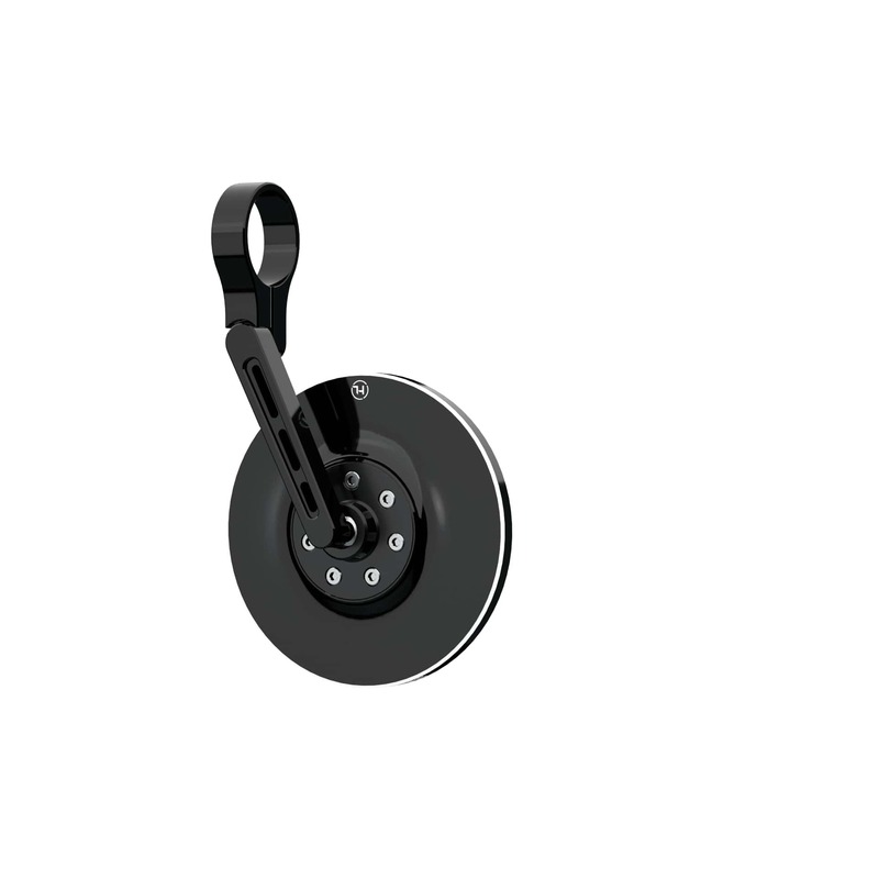 HIGHSIDER pro Espejo Final Manillar Conero Negro Corto (1ud.)