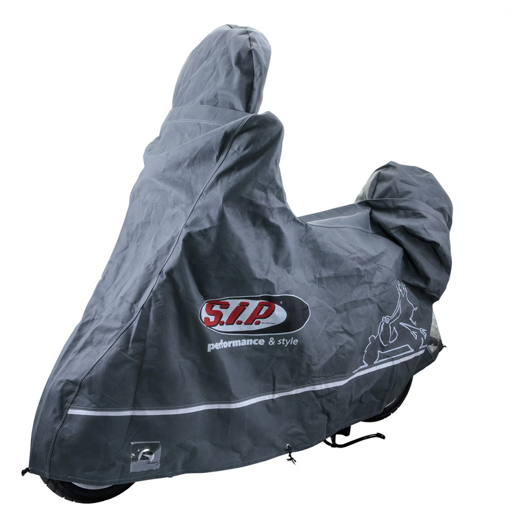 Garaje plegable Indoor PREMIUM 2.0 para Vespa GTS/GTV/GT, talla XL, gris