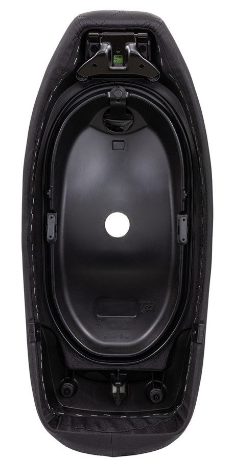 Asiento deportivo Black Edition para Vespa GTS/GTV/GT 125-300cc ('03-'13), negro