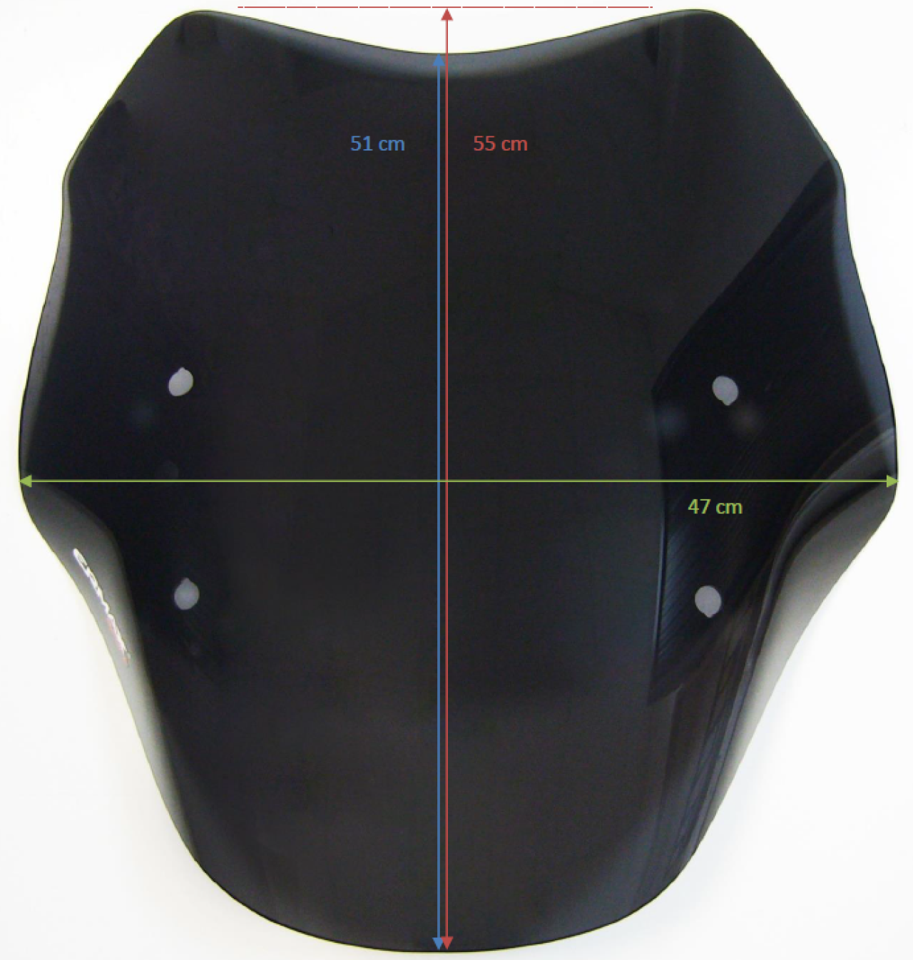 Parabrisas ERMAX Sport para Piaggio MP3 400 HPE (22-), tintado/negro claro