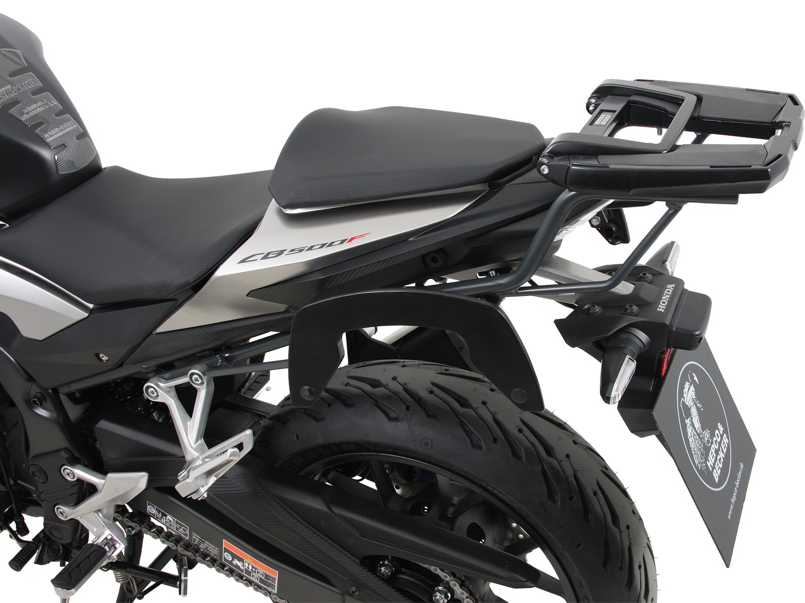 Portamaletas Easyrack antracita para Honda CB 500 F (19-23) Hepco & Becker