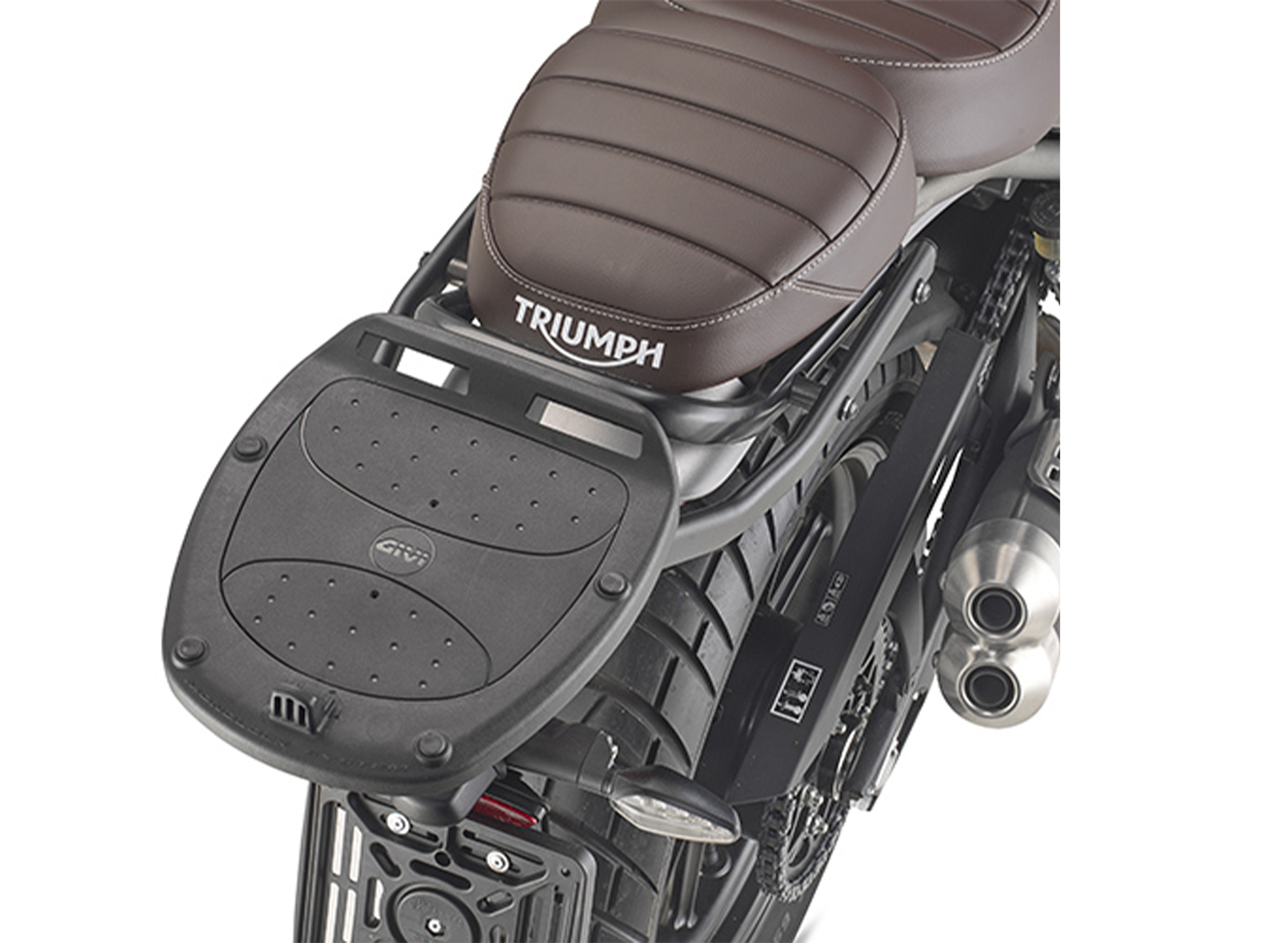 Portamaletas superior Givi para maletas monolock para Triumph Scrambler 400 X / Speed 400 (24-)