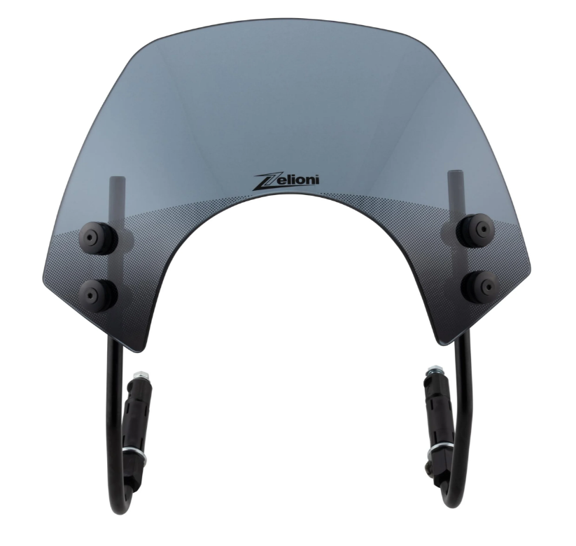 Flyscreen ZELIONI Racing para Vespa GTS/GTS Super 125-300cc, negro tintado