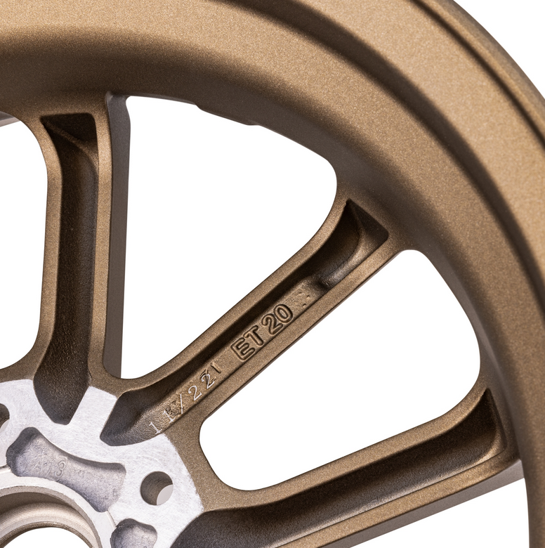Llanta delantera/trasera 12" para Vespa GTS/GTS Super/GTV/GT 60/GT/GT L 125-300ccm, bronce mate
