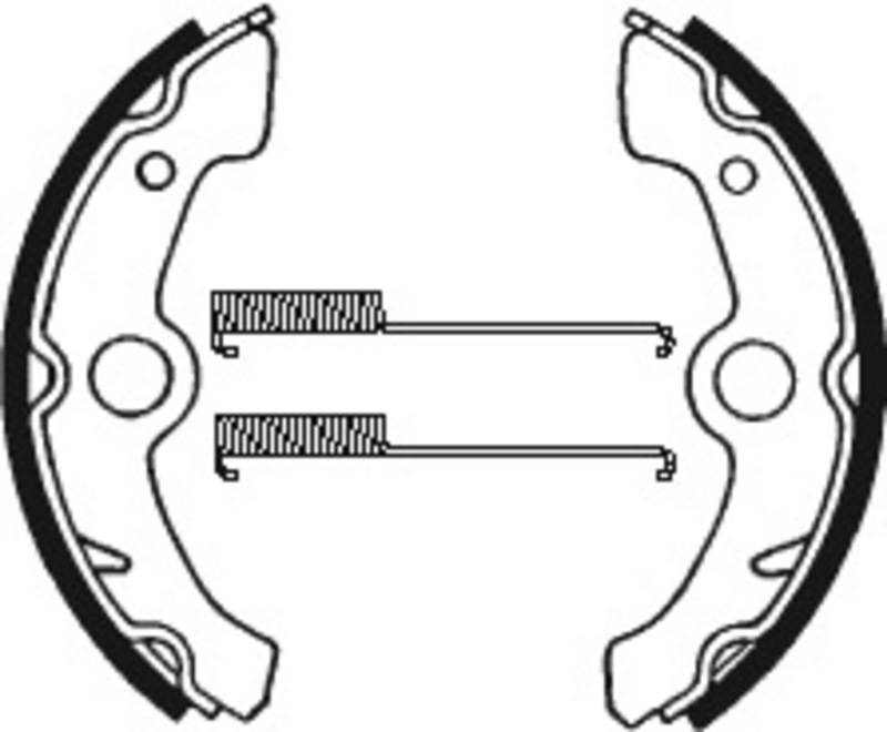 Tecnium ATV Organische Bremsbacken - BA178