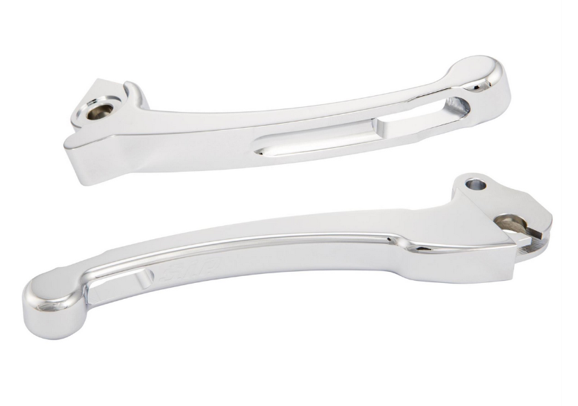 Juego palanca deportiva embrague/freno para Vespa PX 125 -150ccm, HBZ Hengtong, derecha/izquierda, cromada