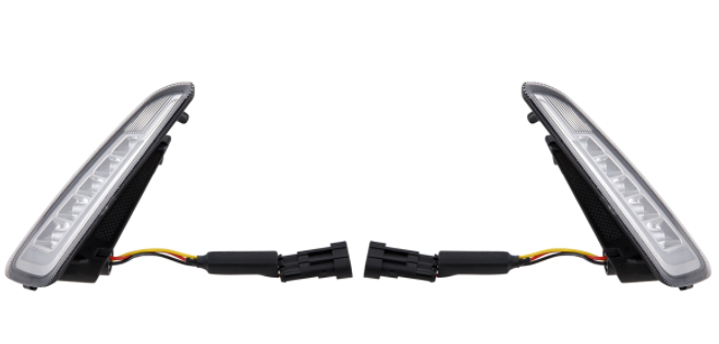 Kit de indicadores delanteros y traseros para Vespa Primavera/Sprint 125-150cc 2T/4T AC, tintados
