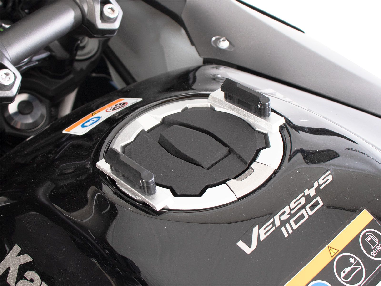 Anillo básico del depósito incl. unidad de cierre de la bolsa del depósito para Kawasaki Versys 1100 /SE (25- ) Hepco & Becker