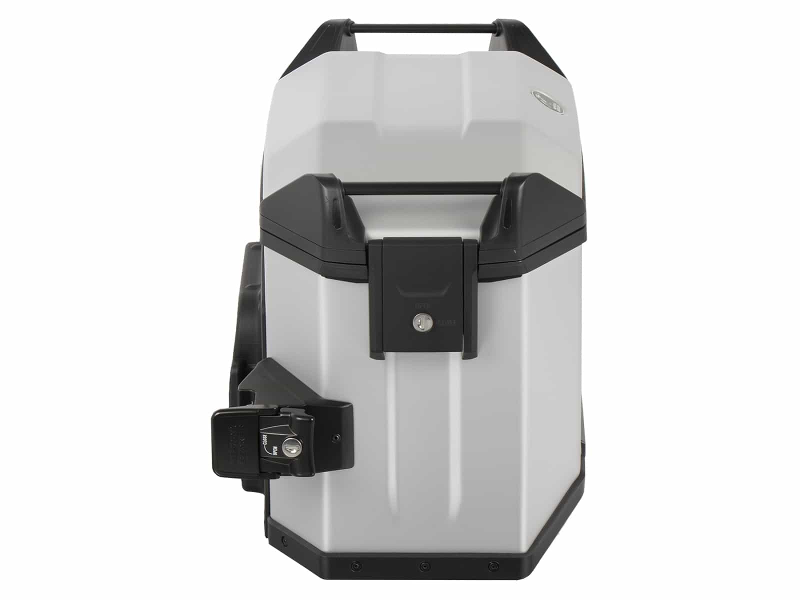 Maleta lateral Xceed 38 litros plata Hepco & Becker