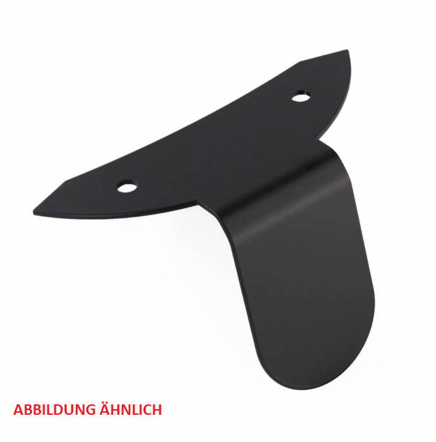 Soporte Pickerl para etiqueta de inspección austriaca para Vespa GTS/GTS Super/GTV/GT, negro mate