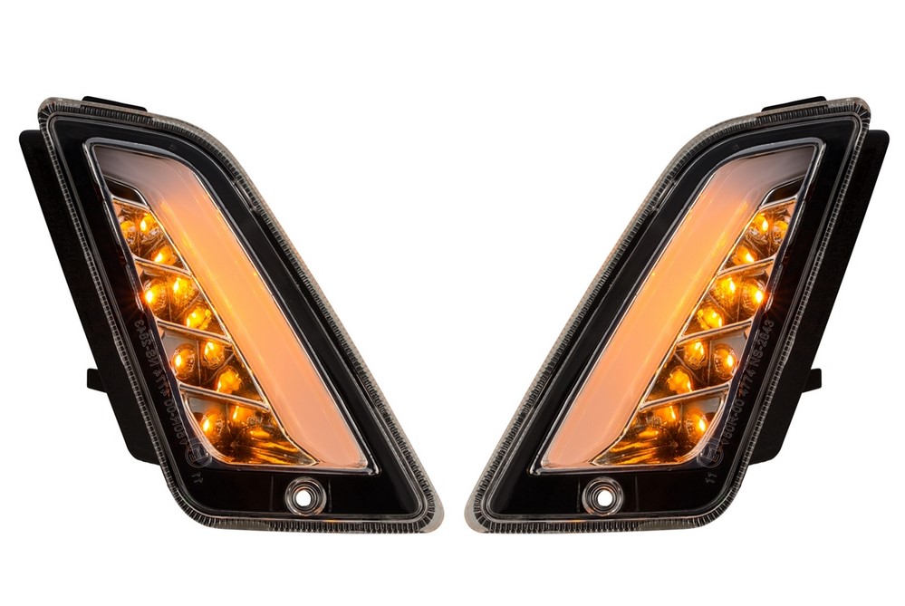 Kit de indicador delantero izquierdo/derecho para Vespa GTS/GTS Super/GTV/GT 60/GT/GT L ('03-'13), transparente