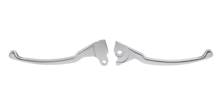 Juego de palanca de freno deportiva izquierda/derecha para Vespa LX/LXV/S/Primavera/Sprint 50-150ccm, plata