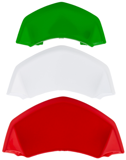 Inserción Cascade "Italia" verde/blanco/rojo para Vespa Primavera/Sprint 50-150cc ('18-)