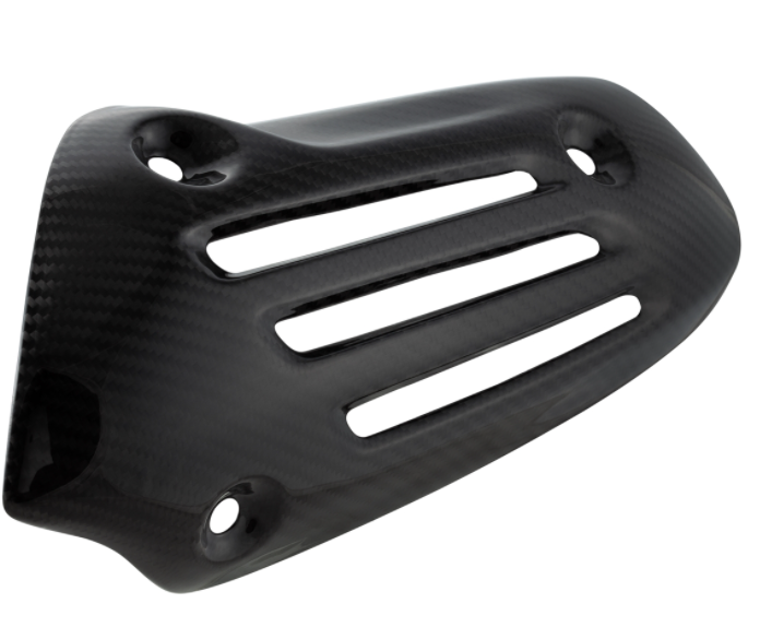 Protector térmico de escape para Vespa Primavera/Sprint 50-150cc 4T AC ('16-), Carbono