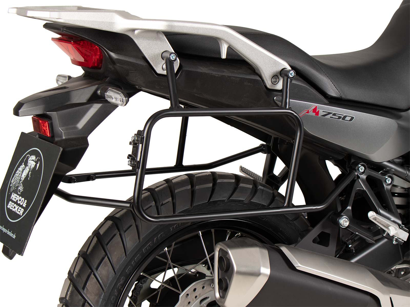 Soporte para maletas laterales atornillado, negro, para Honda XL 750 Transalp / E-Clutch (25-) Hepco & Becker