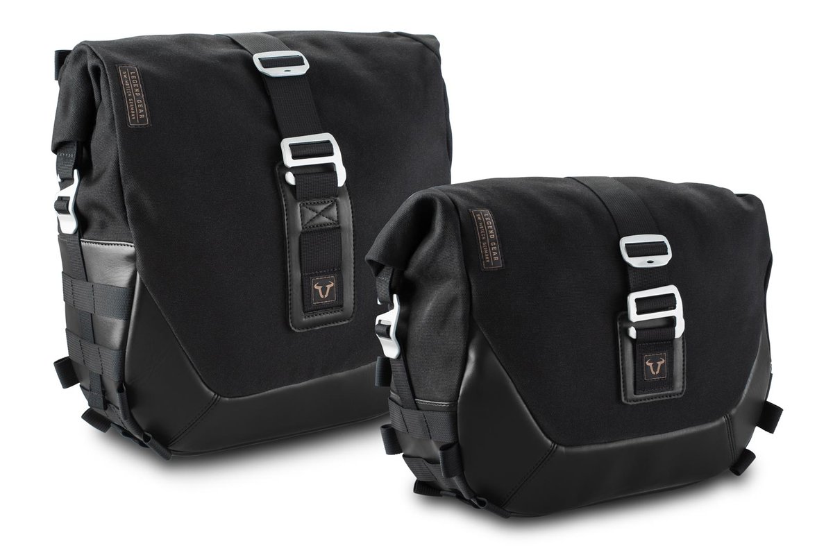 Legend Gear Side Bag System LC Black Edition Honda CMX 500 Rebel (Bj.16-) SW Motech