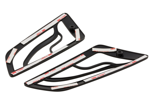 Rejilla de intermitentes derecha e izquierda, delantera para Vespa GTS/​GTS Super/​GTV/​GT 60/​GT/​GT L, negro mate