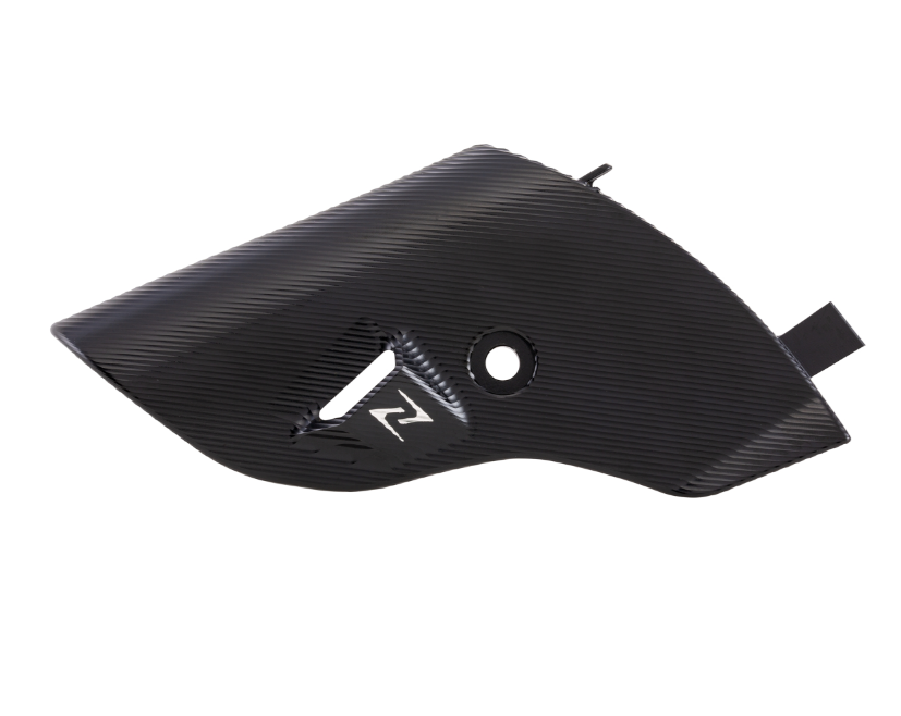 Carenado de horquilla ZELIONI para Vespa Primavera/Sprint/Elettrica 50-150ccm, anodizado negro mate
