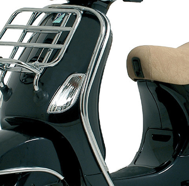Escudo de piernas original Vespa Cromado Vespa LX / LXV
