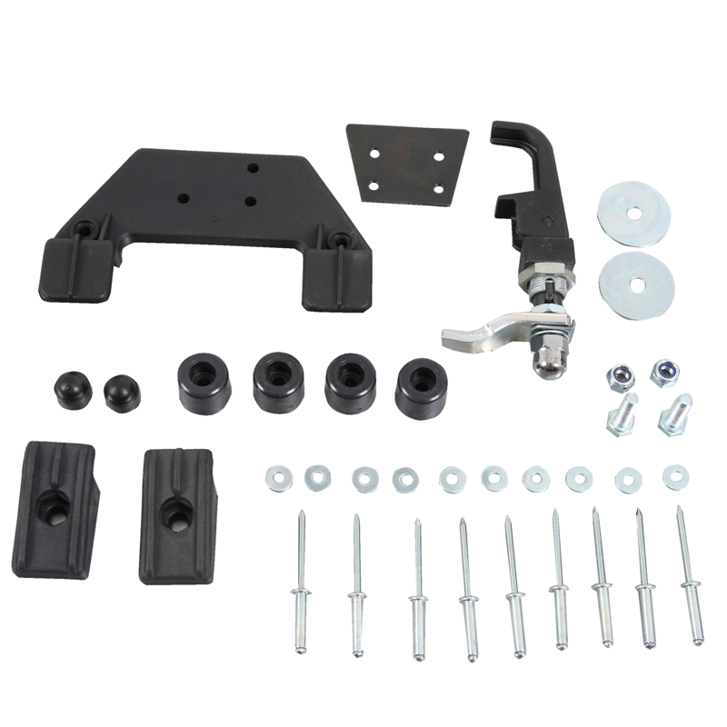 Kit de enganche rápido para bolsas de cuero para montar en soportes tubulares para bolsas (1 cara)