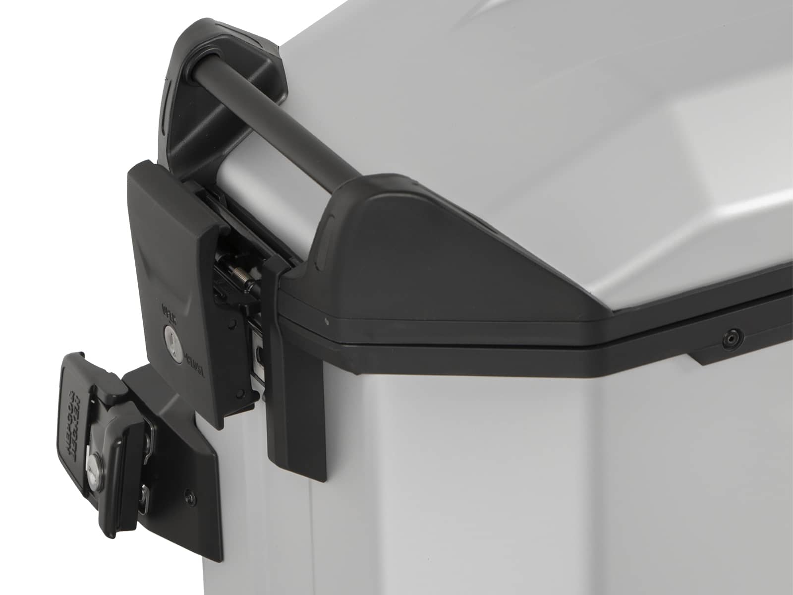 Maleta lateral Xceed 38 litros plata Hepco & Becker