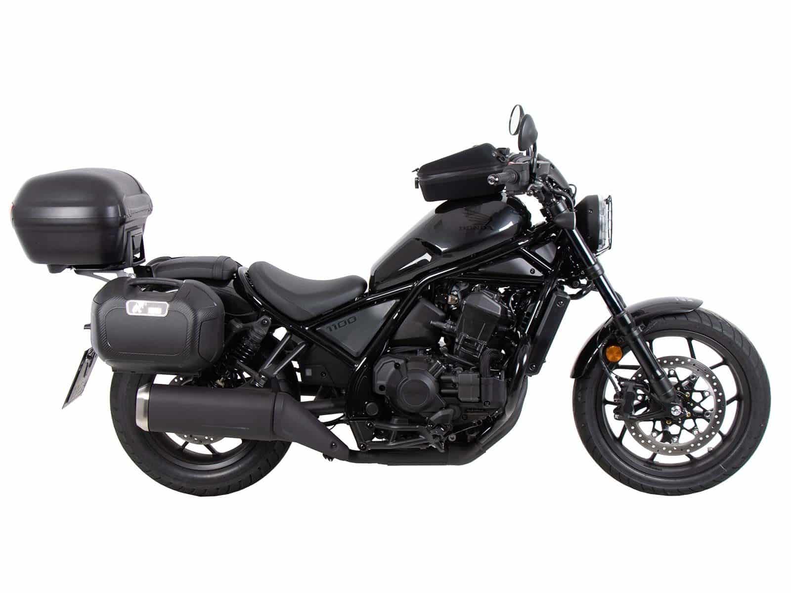 Soporte lateral C-Bow negro para Honda CMX 1100 Rebel /DCT (21-24) Hepco & Becker