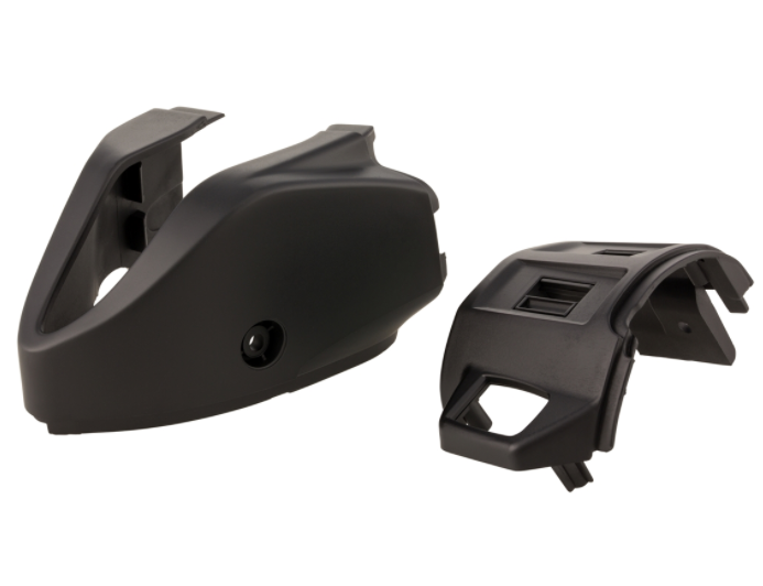 Tapa de la unidad de conmutación, derecha/izquierda, delantera/trasera para Vespa Primavera/Sprint, negro mate
