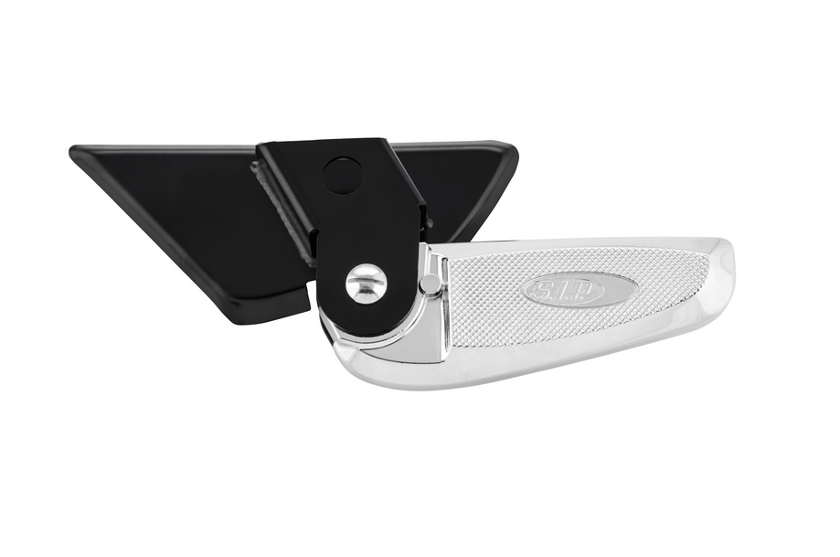 Estriberas derecha e izquierda para Vespa LX /LXV /S 50-150cc, negro/cromo
