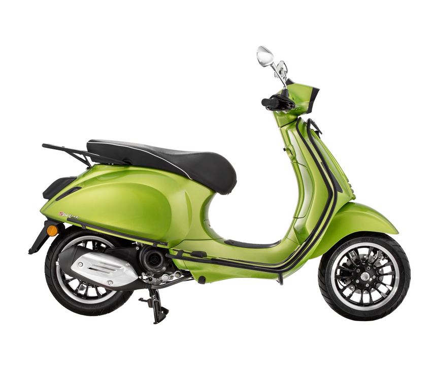 Protector de barra de choque para Vespa Primavera /Sprint 50-150cc, negro mate
