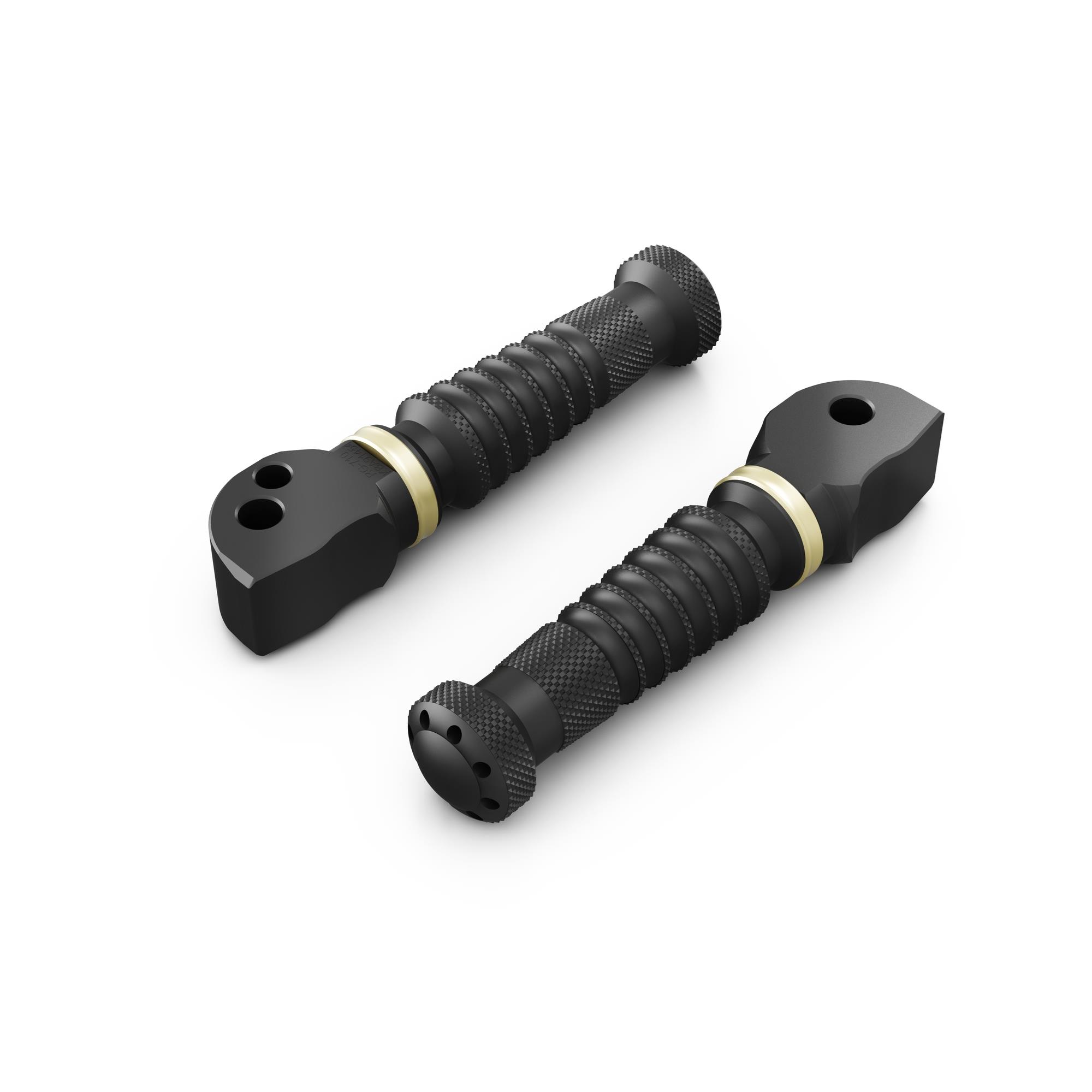 Estriberas a medida para pasajero titanio Original Yamaha