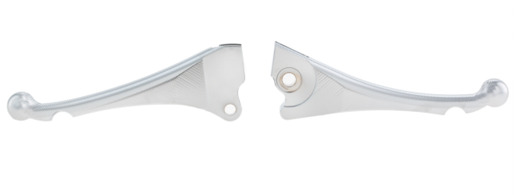 Juego de palanca de freno deportiva "Shorty 3D" izquierda/derecha para Vespa LX/LXV/S/Primavera/Sprint, cromada