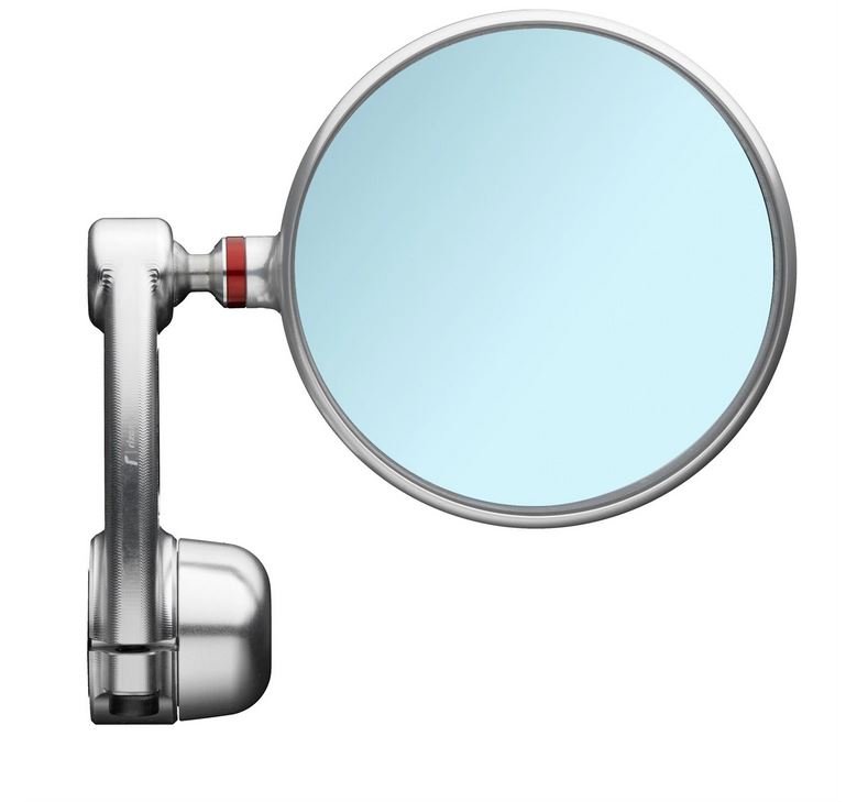 Retrovisor de manillar RIZOMA "SPY-ARM" izquierdo o derecho para Vespa, anodizado plata