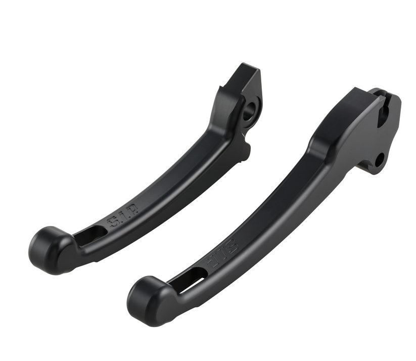 Juego de maneta deportiva embrague/freno para Vespa PX 125 -150cc, HBZ Hengtong, derecha/izquierda, negro mate