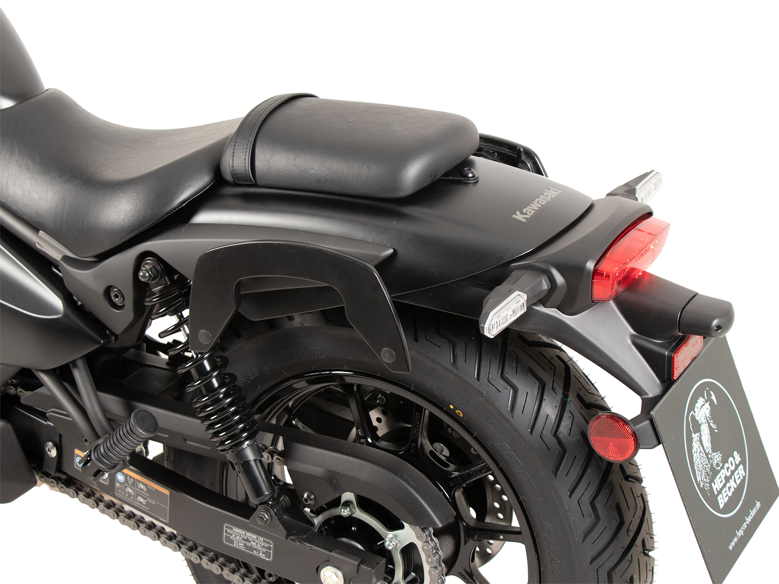 Soporte lateral C-Bow para Kawasaki Eliminator 500 (24-) Hepco & Becker