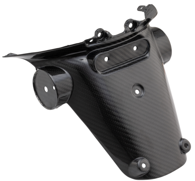 Soporte de matrícula para Vespa Primavera/Sprint 50-150cc, Carbono