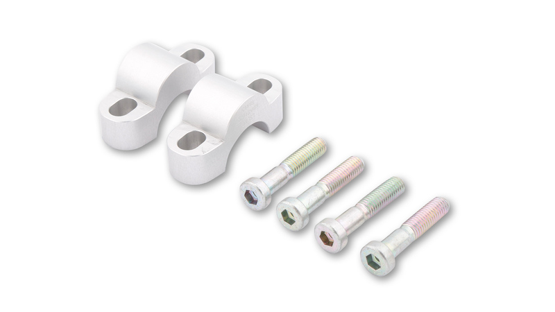 HIGHSIDER pro elevador de manillar plata 15 mm, Para manillares Ø28,6mm