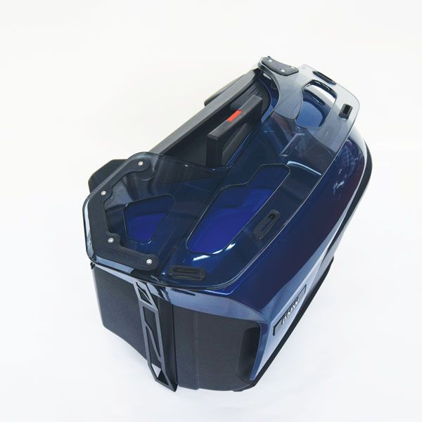 Portaequipajes para maletas laterales BMW K 1600 GT/GTL, R 1250 RT, R 1200 RT, PMMA, transparente